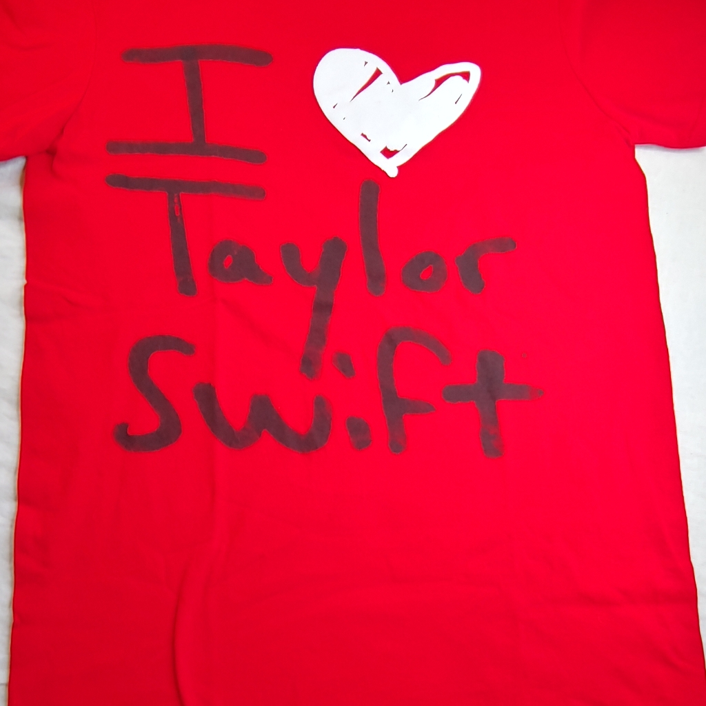 Taylor Swift I Love Taylor Swift Tee Small Taylor Swift I Love Taylor Swift Tee Small